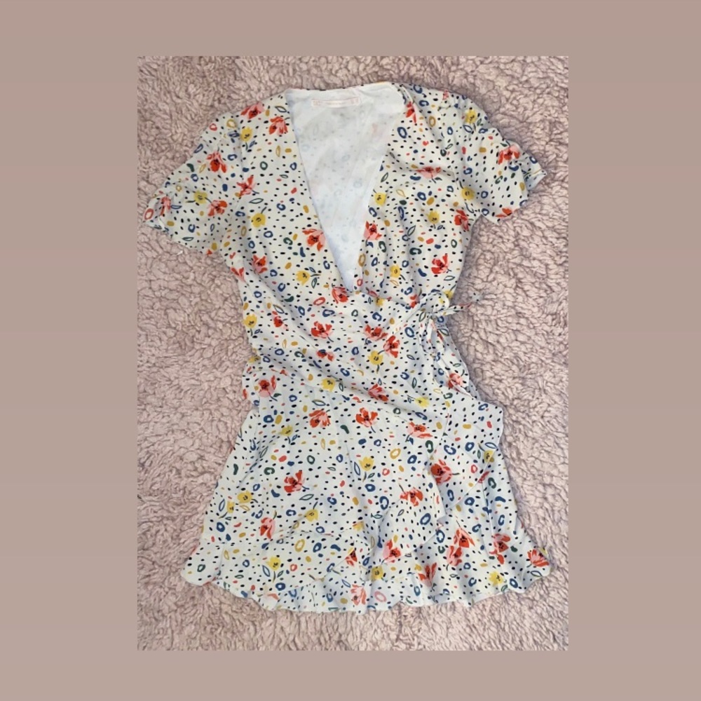 Zara Brazil Floral Dress✨